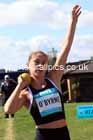 Heptathlon shot putt, 2025 EAP International Combined Events, Hexham, Northumberland.  Photo: David T. Hewitson/Sports for All Pics